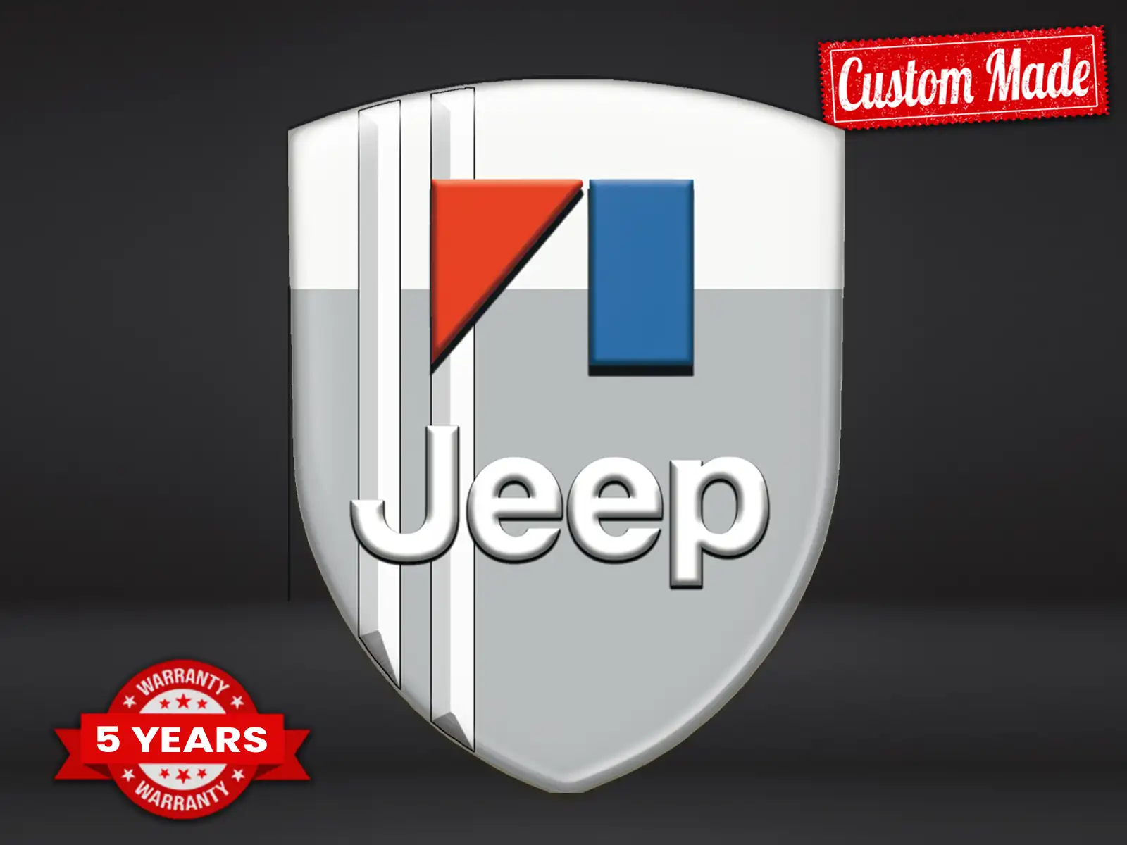Jeep Personalized Business Stickers Pro Max Resilient Look